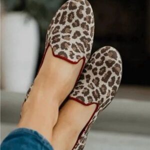 Rothy’s Retired Mocha Spot Loafers Size 10.5